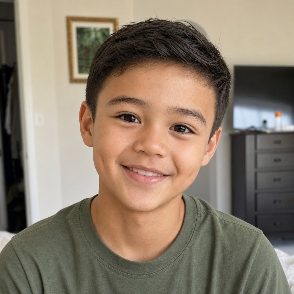 A second example child, aged to 12