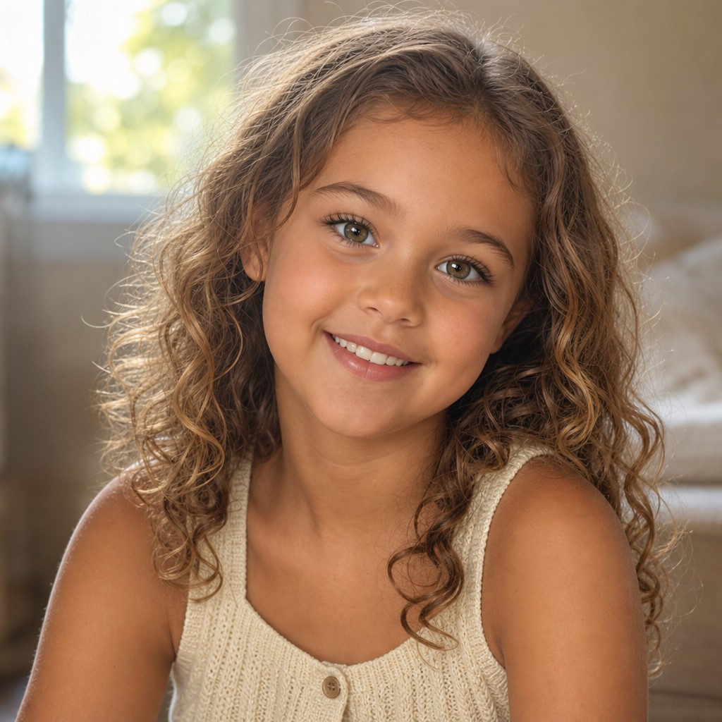 The same child at 10